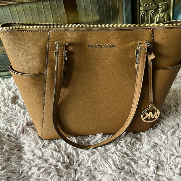 Michael Kors Bags Michael Kors Charlotte Large Saffiano Leather Top
